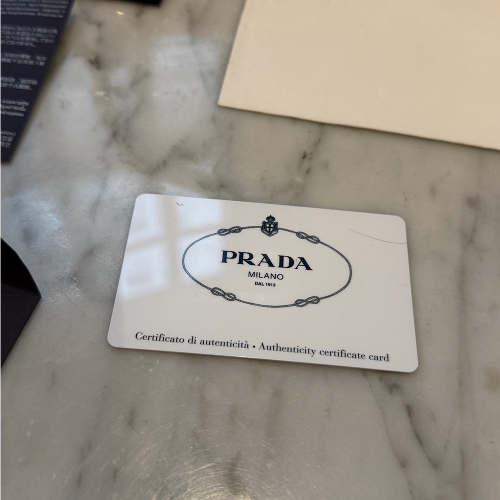 PRADA Satin Crystal Mini Re-Edition 2000 Bag Cristal - Picture 2 of 15